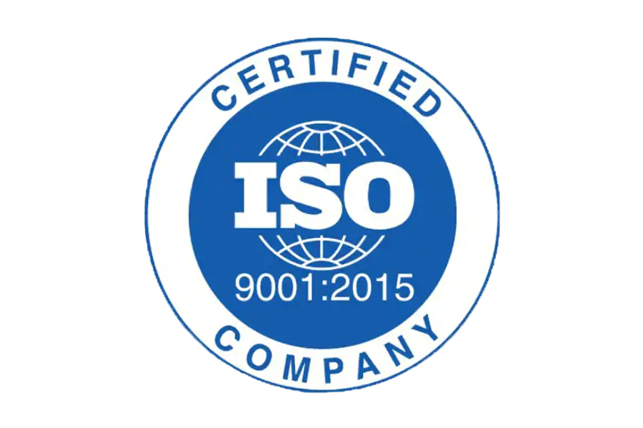 ISO 9001:2015 certified company