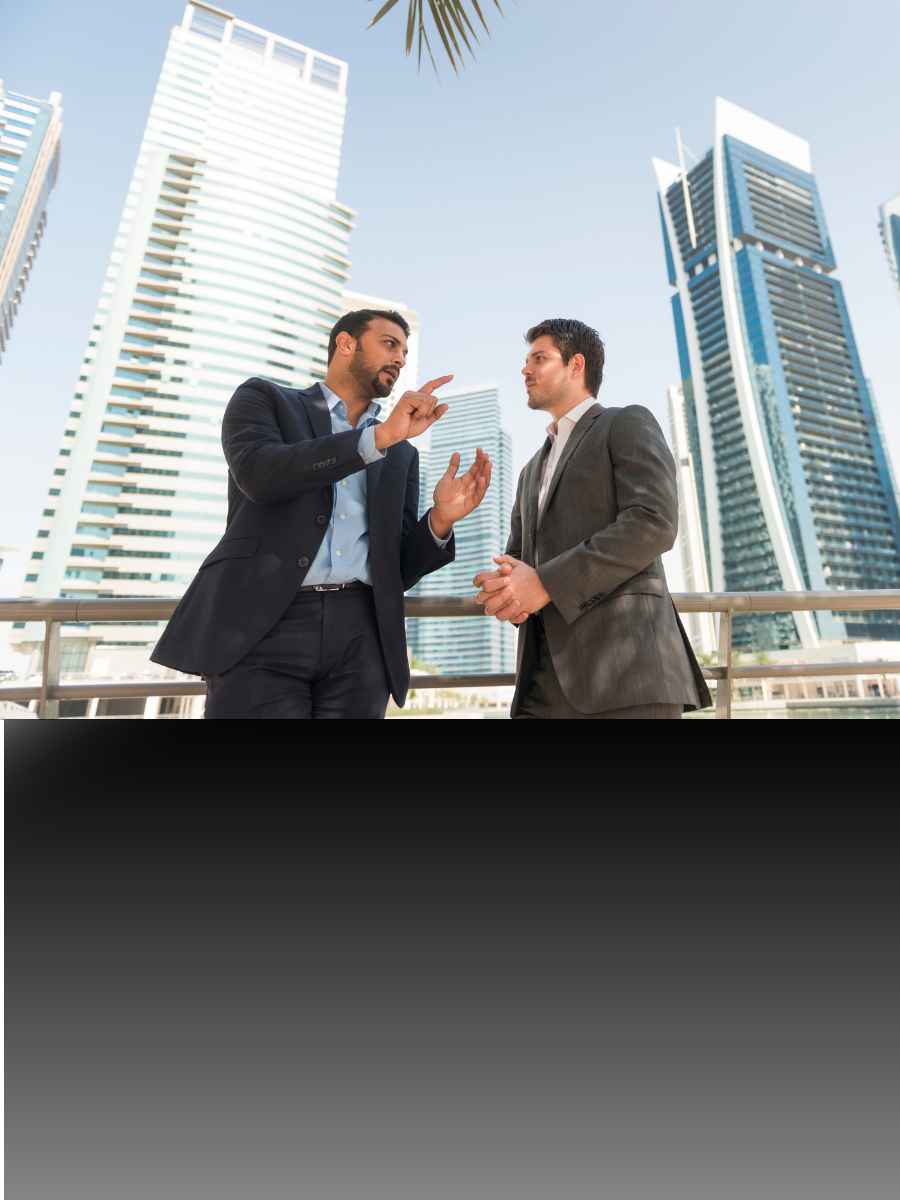 International business team meeting and handshake