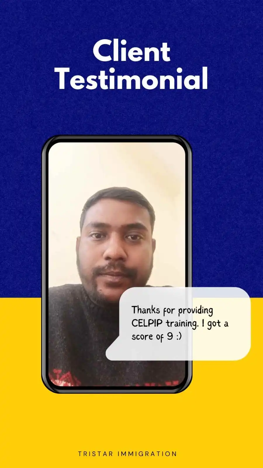Score of 9 in CELPIP